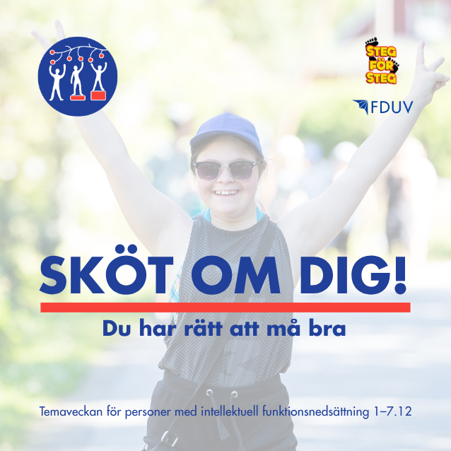 Temaveckan för personer med intellektuell funktionsnedsättning 1–7.12.
