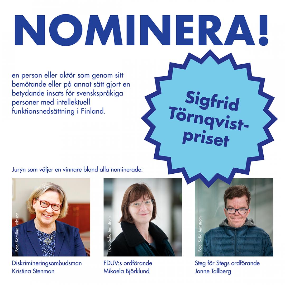 Jurymedlemmarna Kristina Stenman, Mikaela Björklund och Jonne Tallberg.