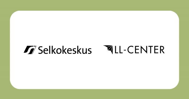 Selkokeskus och LL-Centers logon.