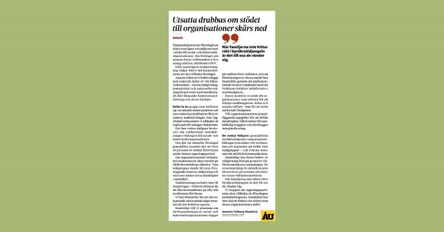 Bild på insändaren i Åu.