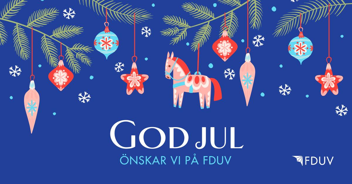God jul önskar vi på FDUV.